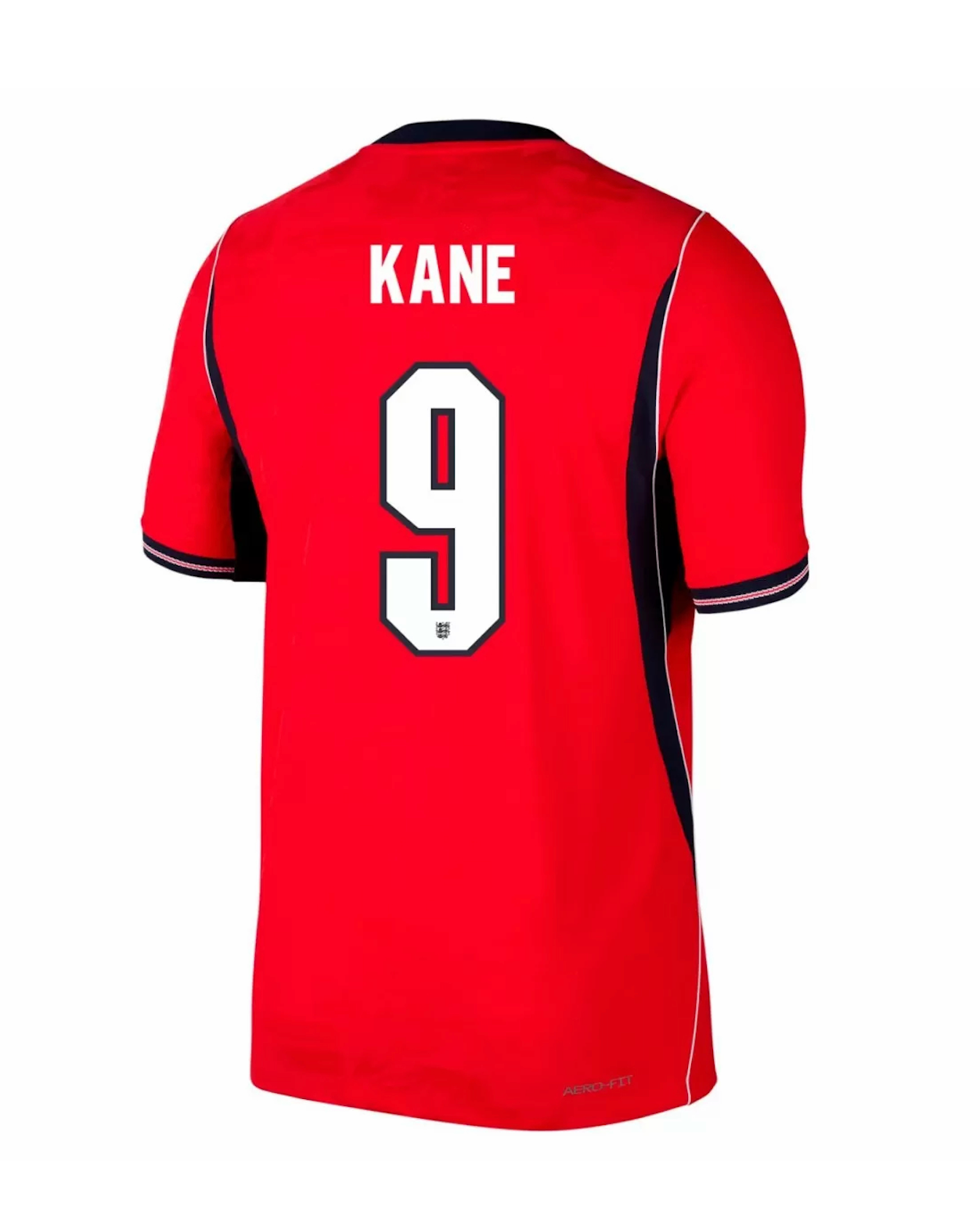 KANE #9 England Authentic Soccer Jersey Away Shirt 2026 World Cup Edition in Red