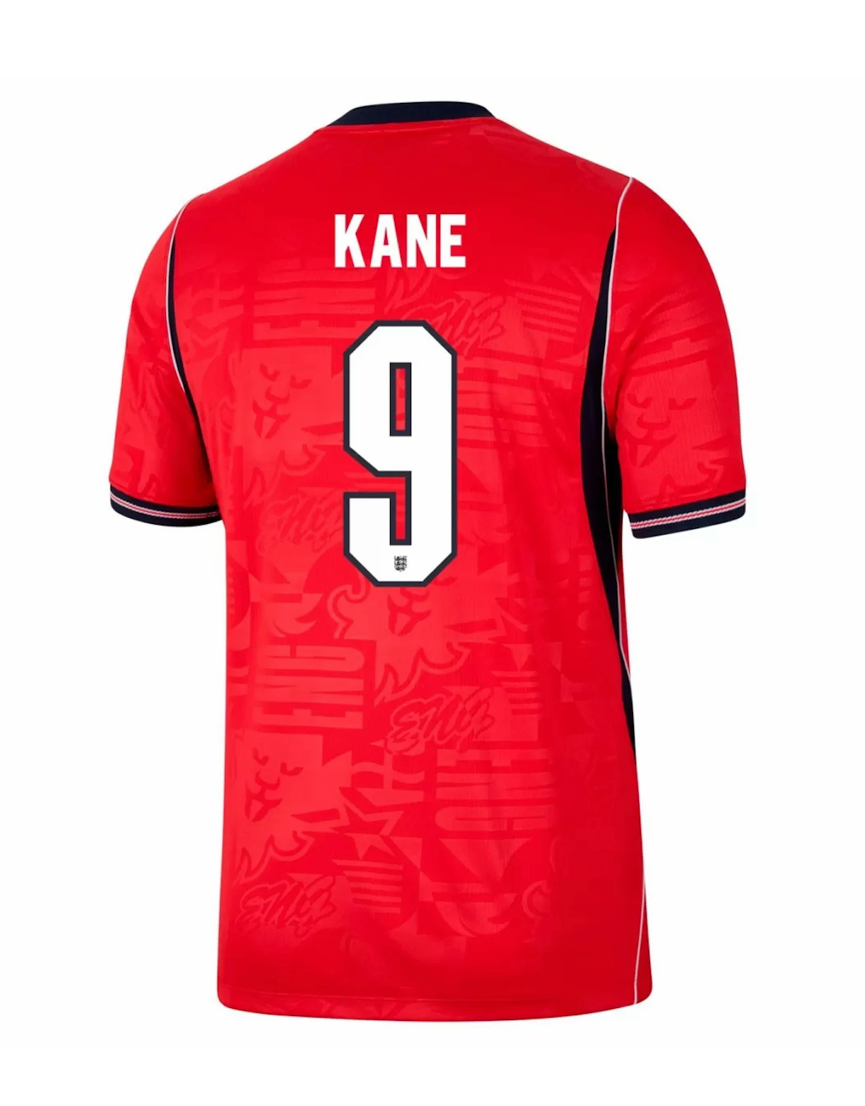 KANE #9 England Soccer Jersey Away Custom Shirt 2026 World Cup Edition in Red