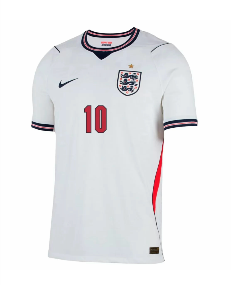 BELLINGHAM #10 England Authentic Soccer Jersey Home Shirt World Cup 2026