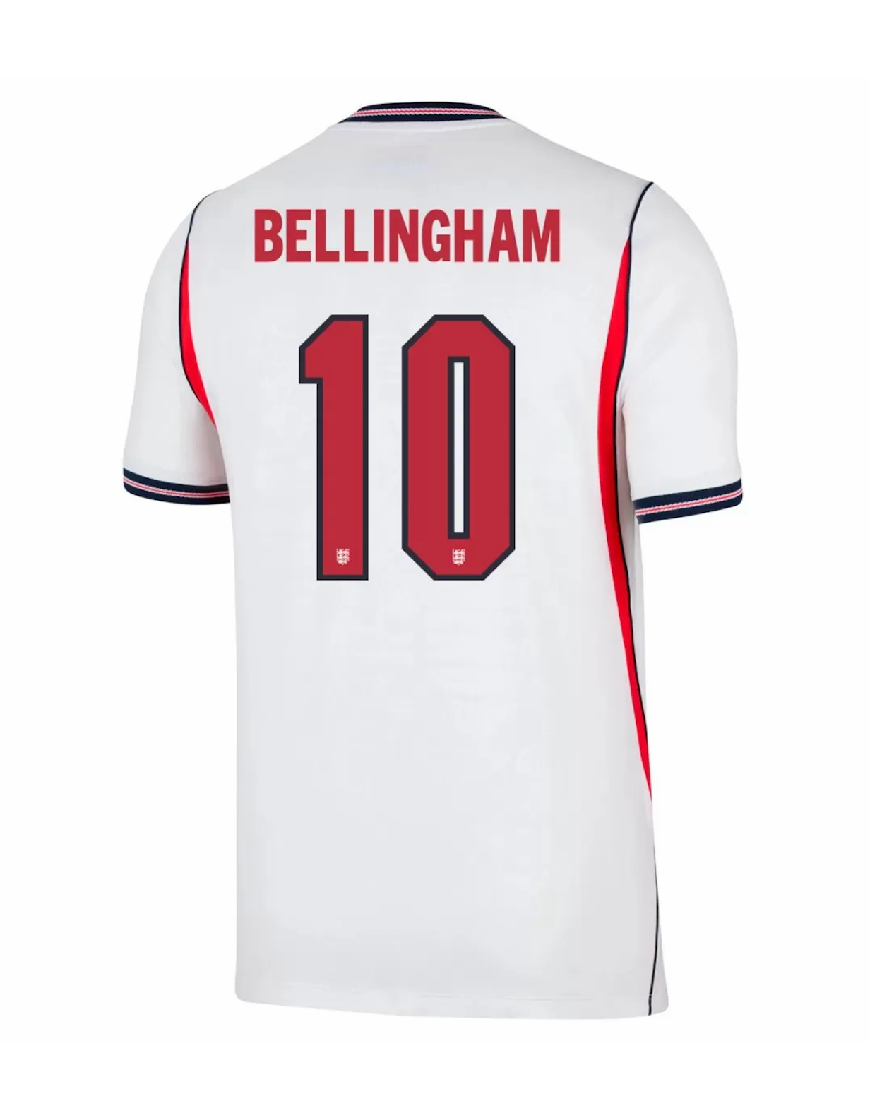 Bellingham #10 England Soccer Jersey Home Custom Shirt 2026 World Cup Edition in White