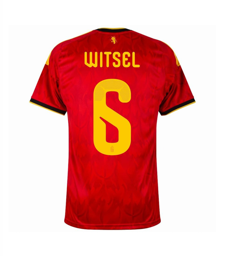 WITSEL #6 Belgium Soccer Jersey Home Custom Shirt World Cup 2026