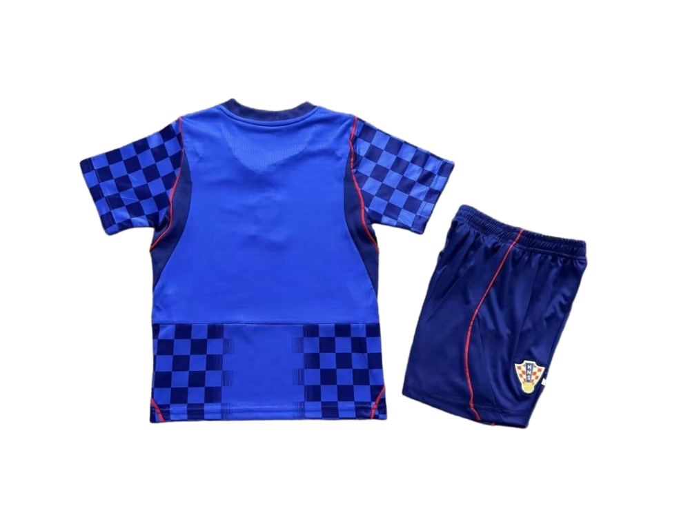 Croatia Football Jersey Away Kids Kit Jersey+Shorts World Cup 2026
