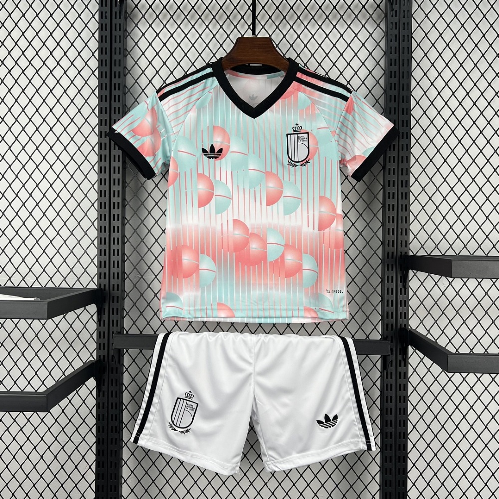 Belgium Football Jersey Away Kids Kit Jersey+Shorts World Cup 2026
