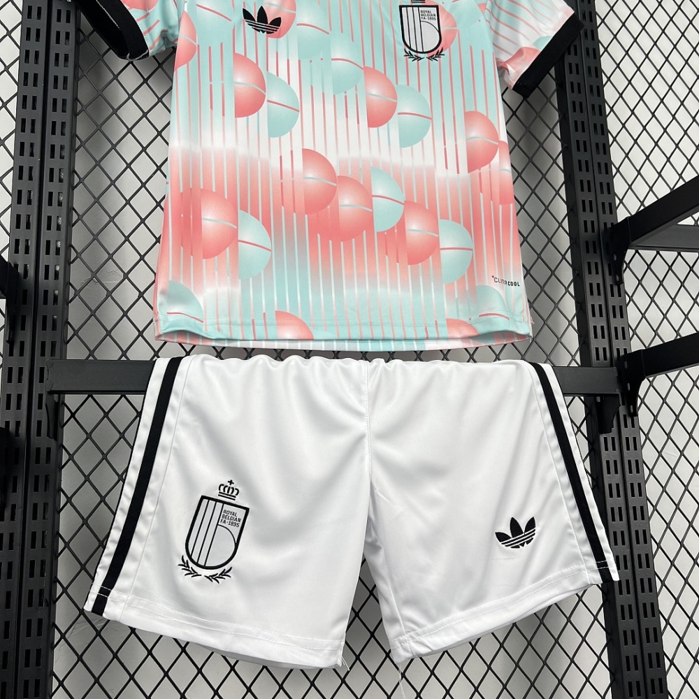 Belgium Football Jersey Away Kids Kit Jersey+Shorts World Cup 2026