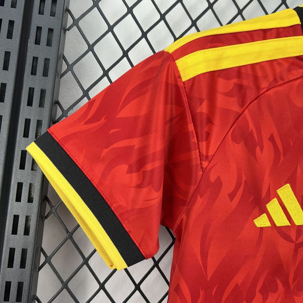Belgium Soccer Jersey Home Kids Kit Jersey+Shorts World Cup 2026