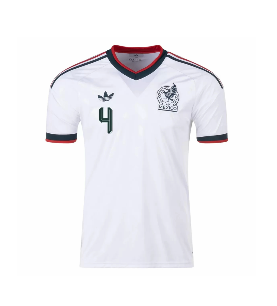 E.ÁLVAREZ #4 Mexico Soccer Jersey Away Custom Shirt World Cup 2026