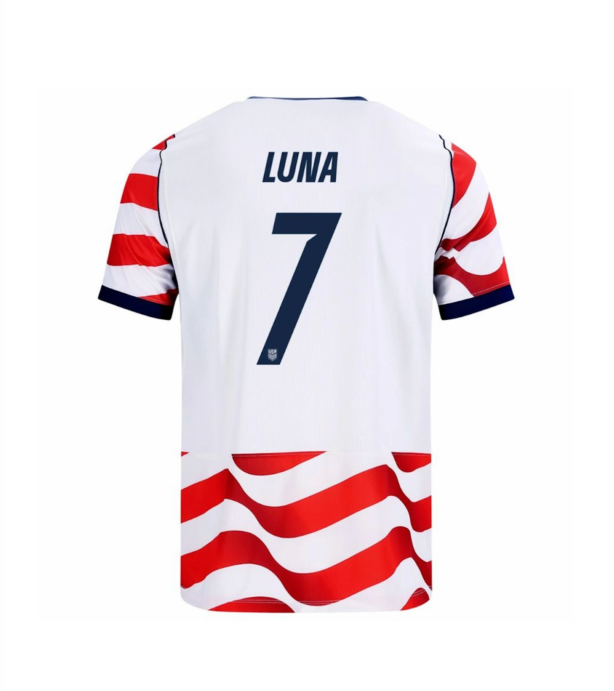LUNA #7 USA Soccer Jersey Home Custom Shirt 2026 World Cup Edition in Model Year: 2026confederate: Concacaf Country: