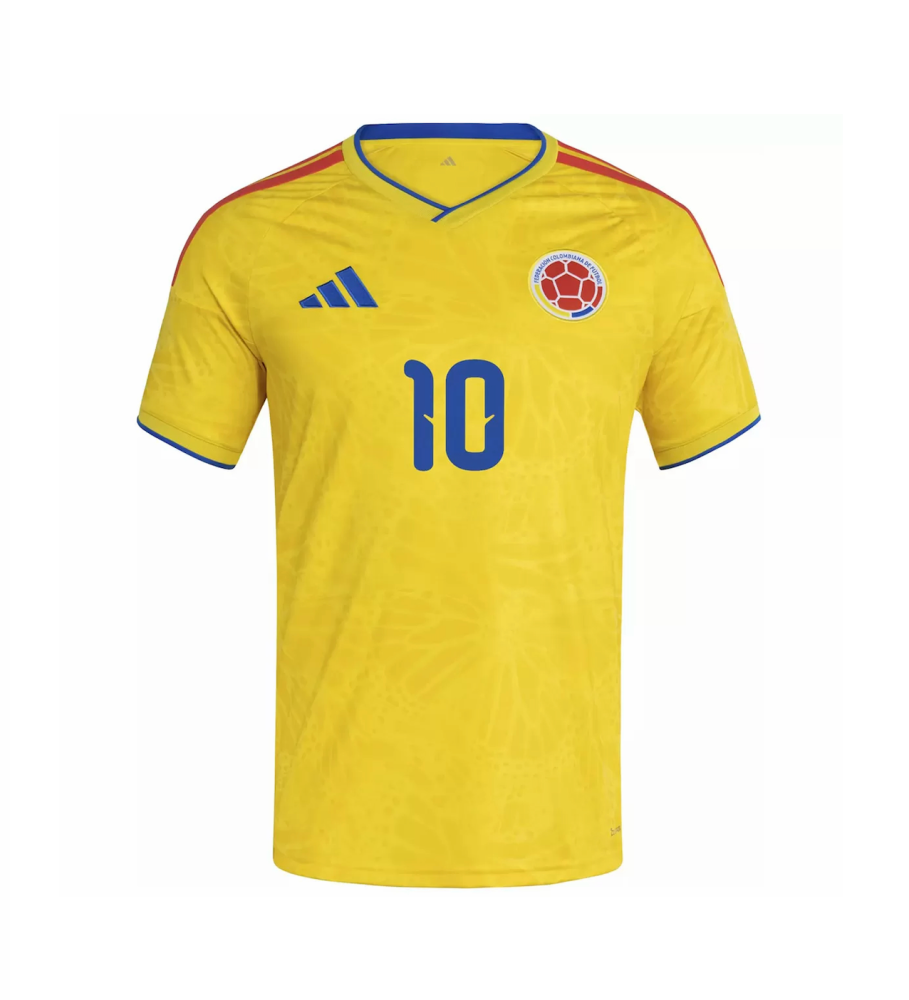 JAMES #10 Colombia Soccer Jersey Home Custom Shirt World Cup 2026
