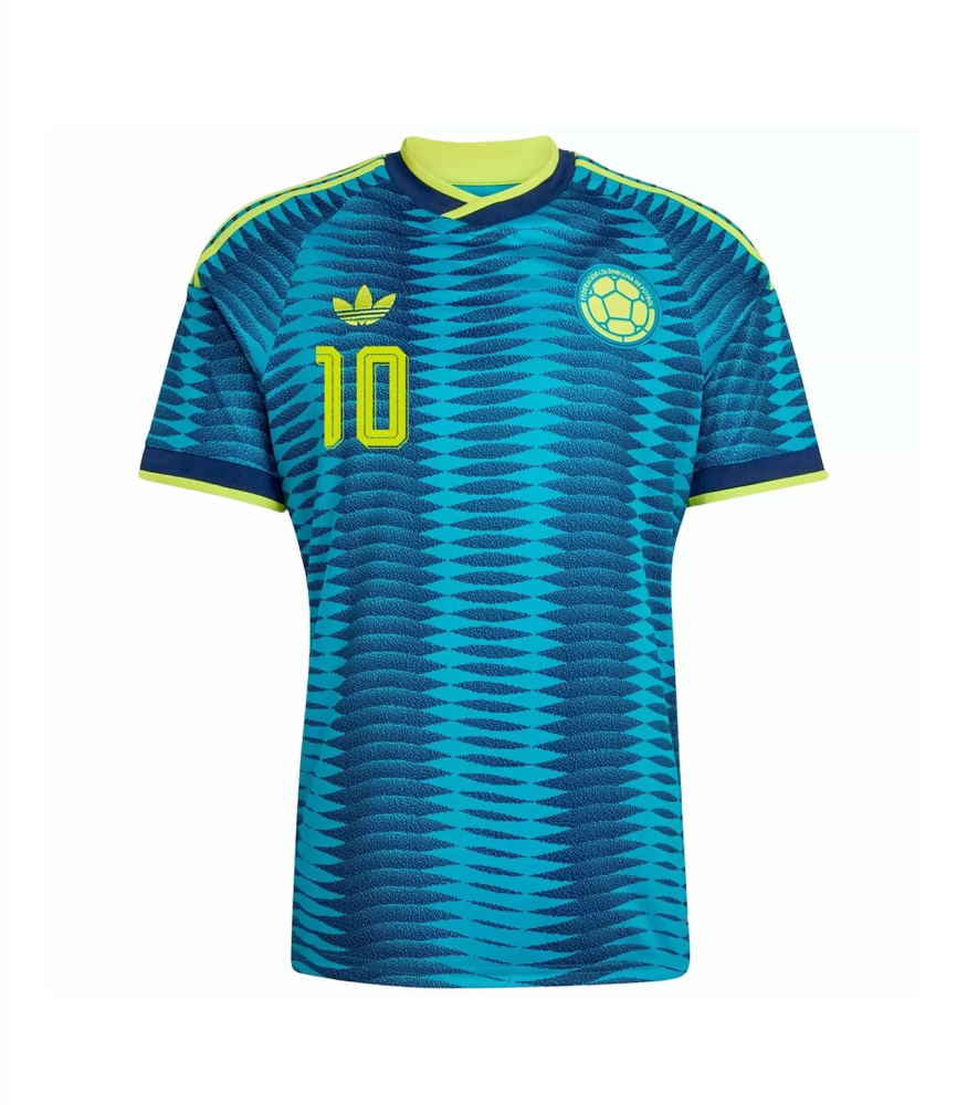 JAMES #10 Colombia Soccer Jersey Away Custom Shirt World Cup 2026