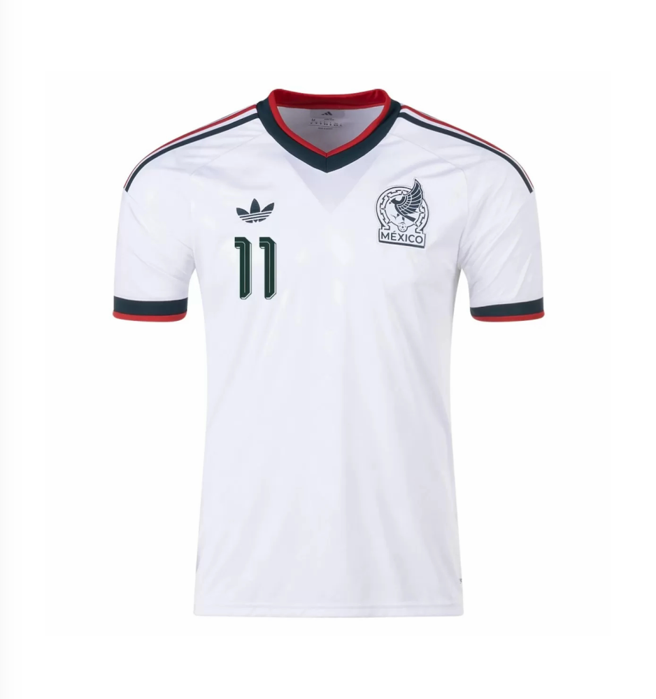 S.GIMENEZ #11 Mexico Soccer Jersey Away Custom Shirt World Cup 2026
