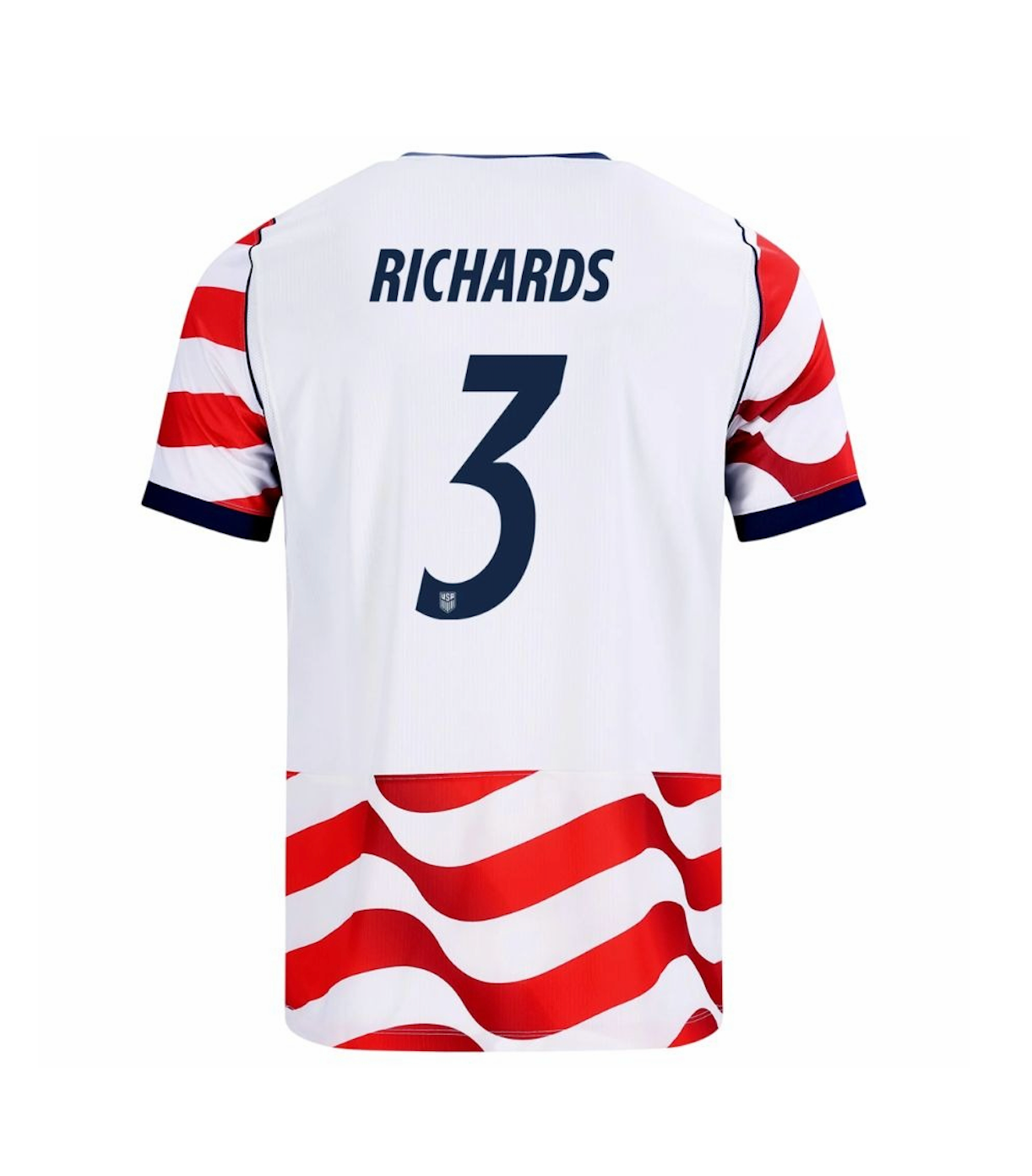 Richards #3 USA Soccer Jersey Home Custom Shirt 2026 World Cup Edition in Model Year: 2026confederate: Concacaf Country: