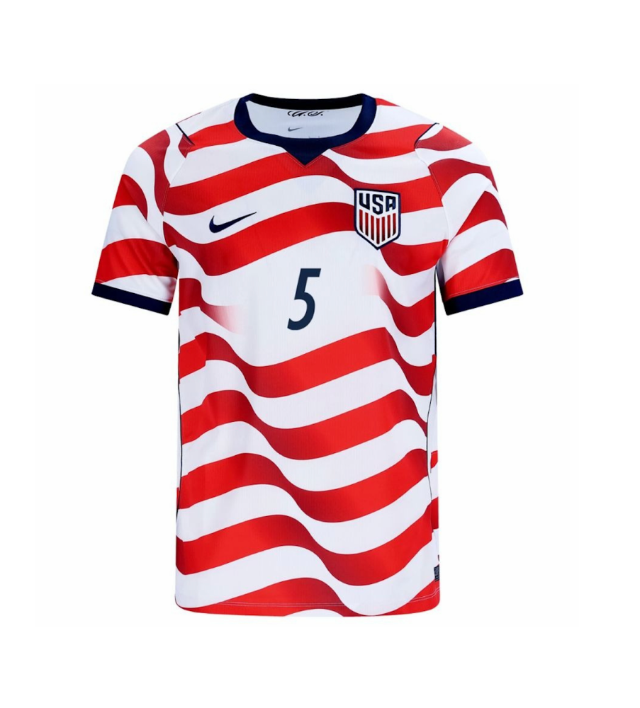 A.ROBINSON #5 USA Soccer Jersey Home Custom Shirt World Cup 2026