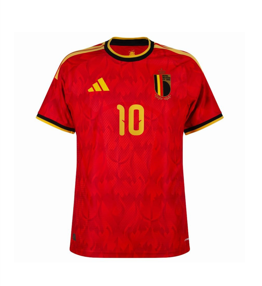 TROSSARD #10 Belgium Authentic Football Jersey Home Shirt World Cup 2026