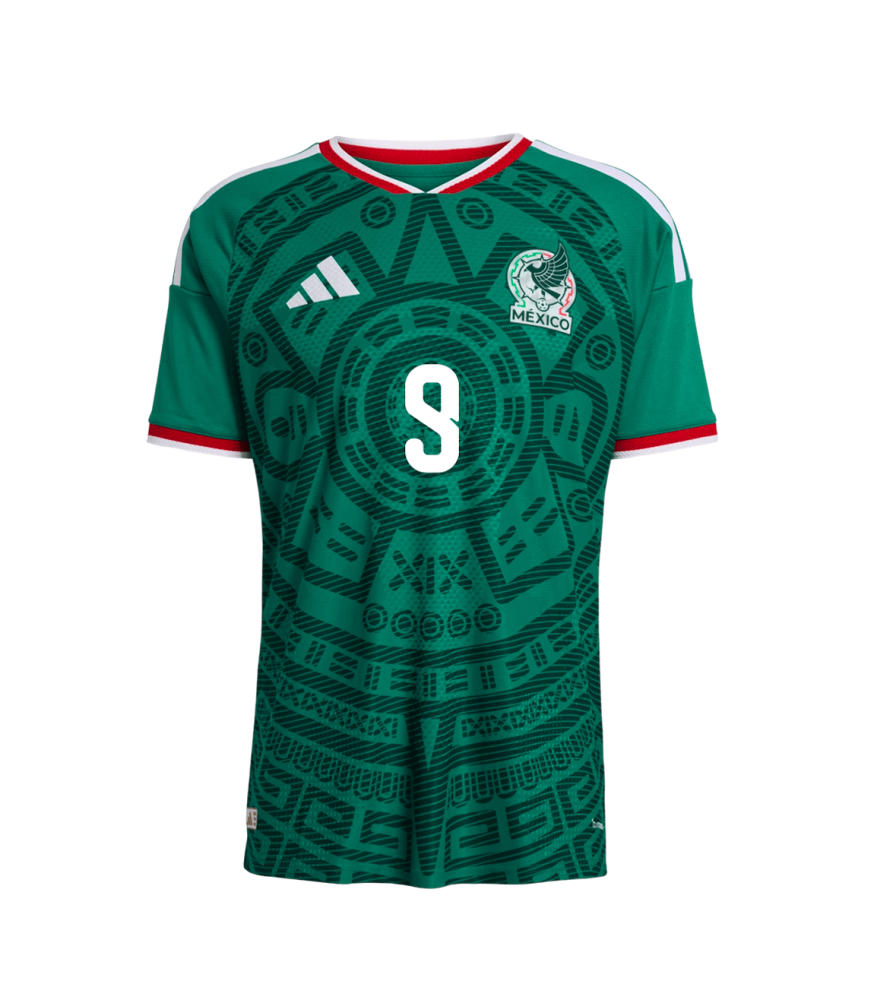RAÚL #9 Mexico Authentic Home Kit Soccer Jersey World Cup 2026