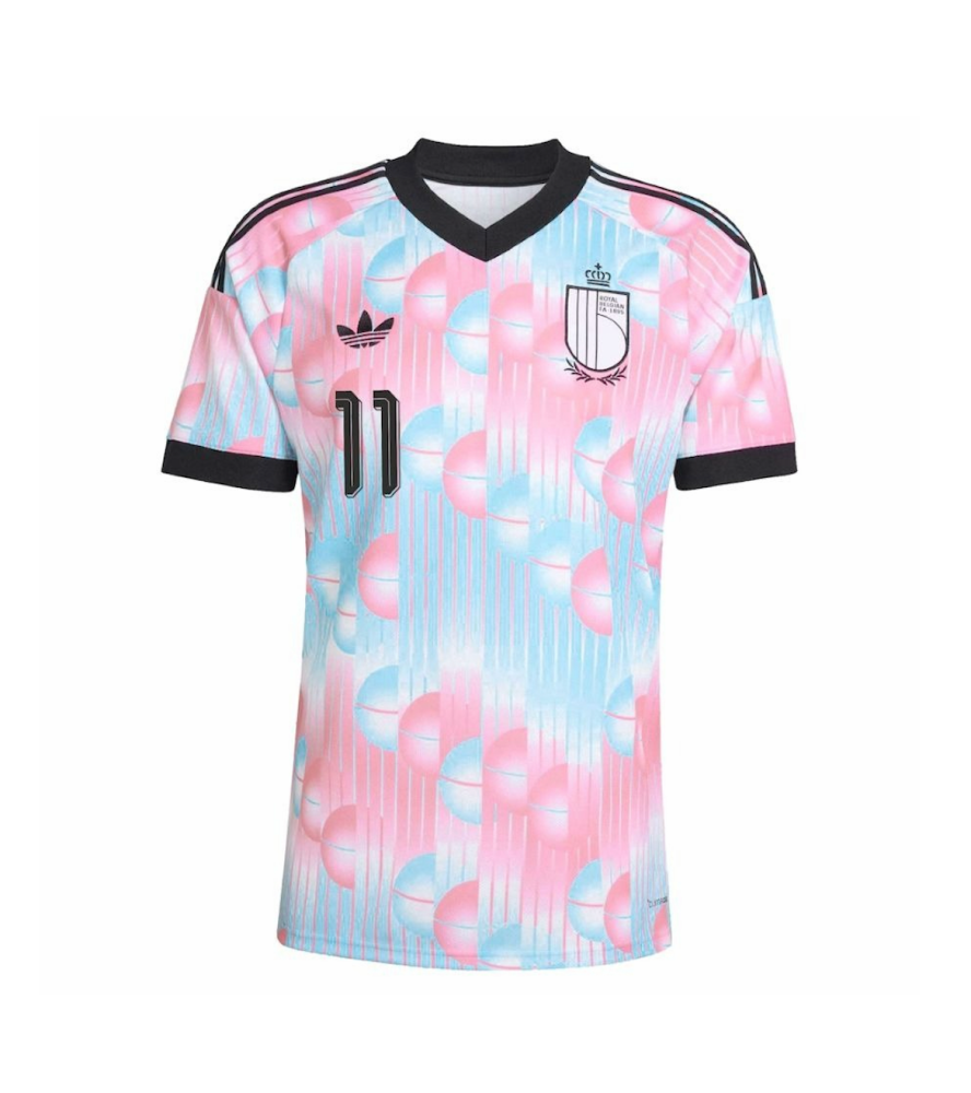 DOKU #11 Belgium Football Jersey Away Custom Shirt World Cup 2026