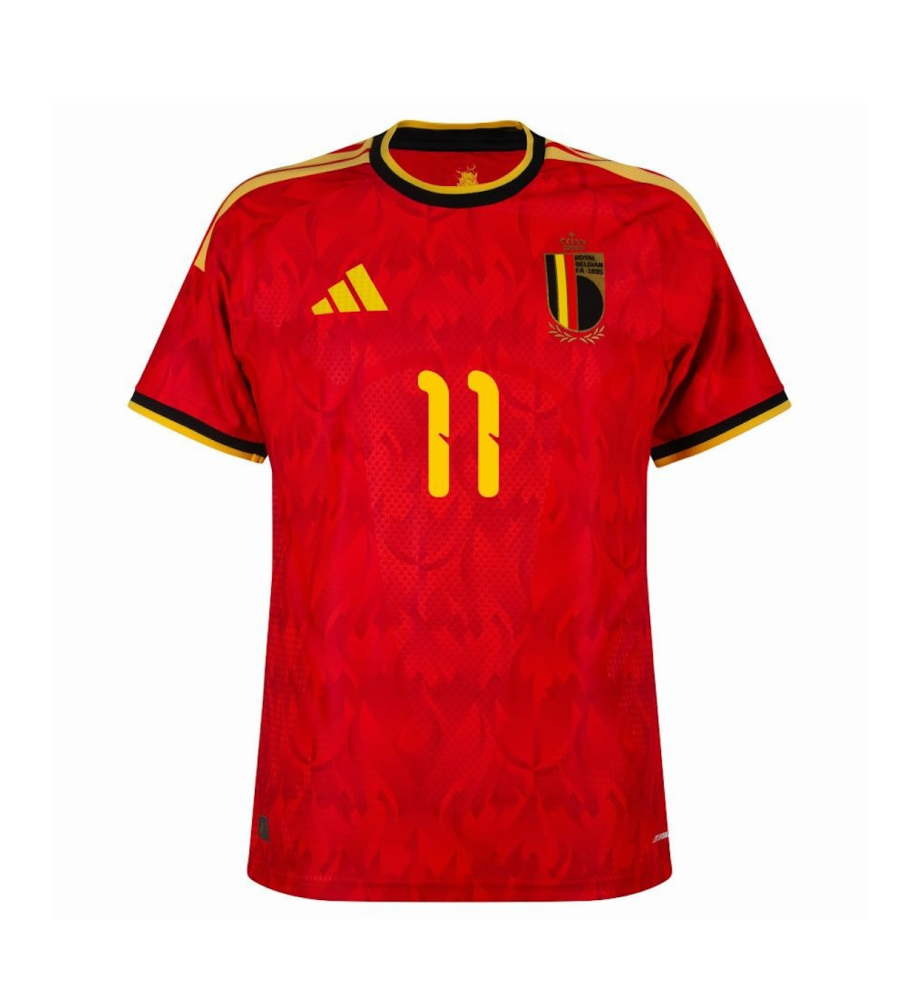 DOKU #11 Belgium Authentic Football Jersey Home Shirt World Cup 2026