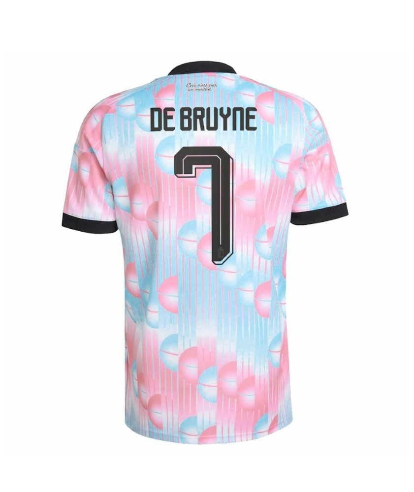 DE BRUYNE #7 Belgium Football Jersey Away Custom Shirt World Cup 2026
