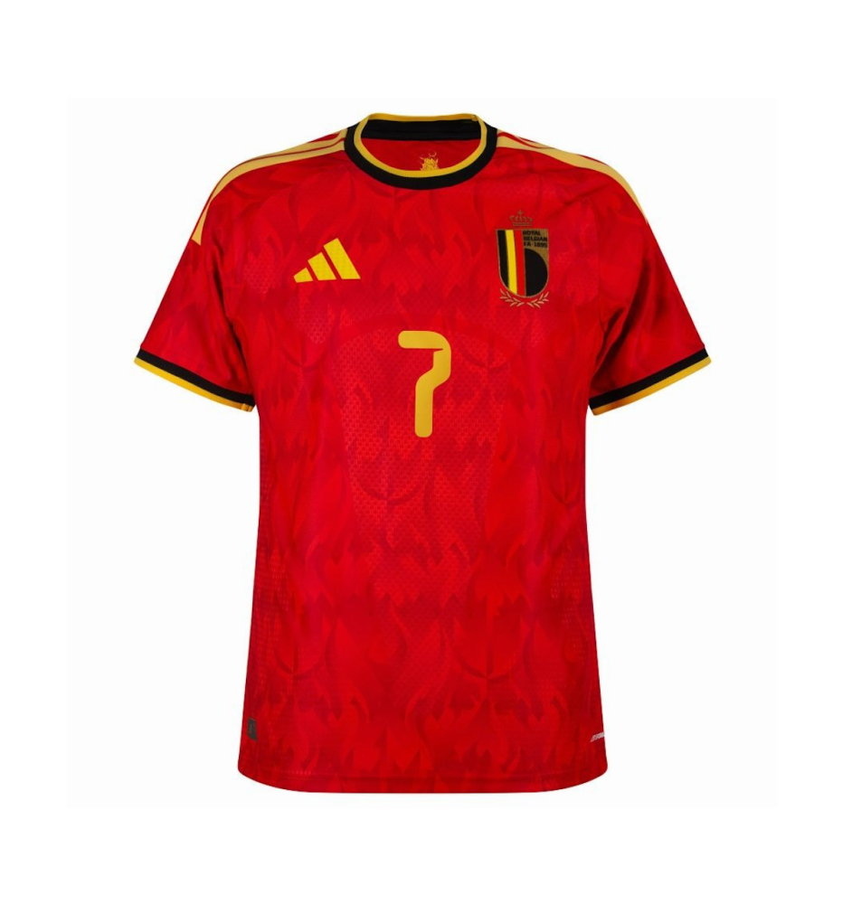 DE BRUYNE #7 Belgium Authentic Football Jersey Home Shirt World Cup 2026