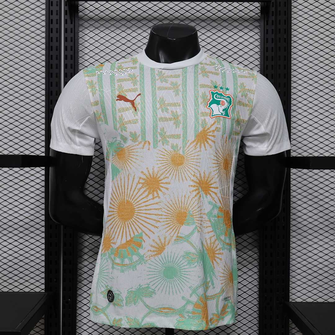 Ivory Coast Authentic Soccer Jersey Away Shirt 2026 2026 World Cup Edition in White