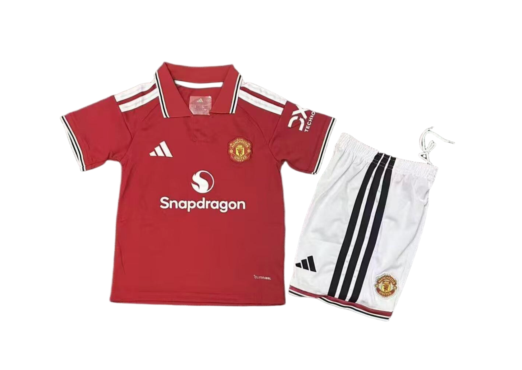 Manchester United Home Kids Jersey & Shorts Kit 2026/27 in Red