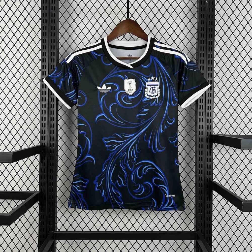 Argentina Soccer Jersey Women's Away Custom Shirt World Cup 2026