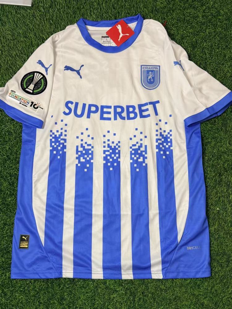 Universitatea Craiova Soccer Jersey Home Custom Shirt 25-26
