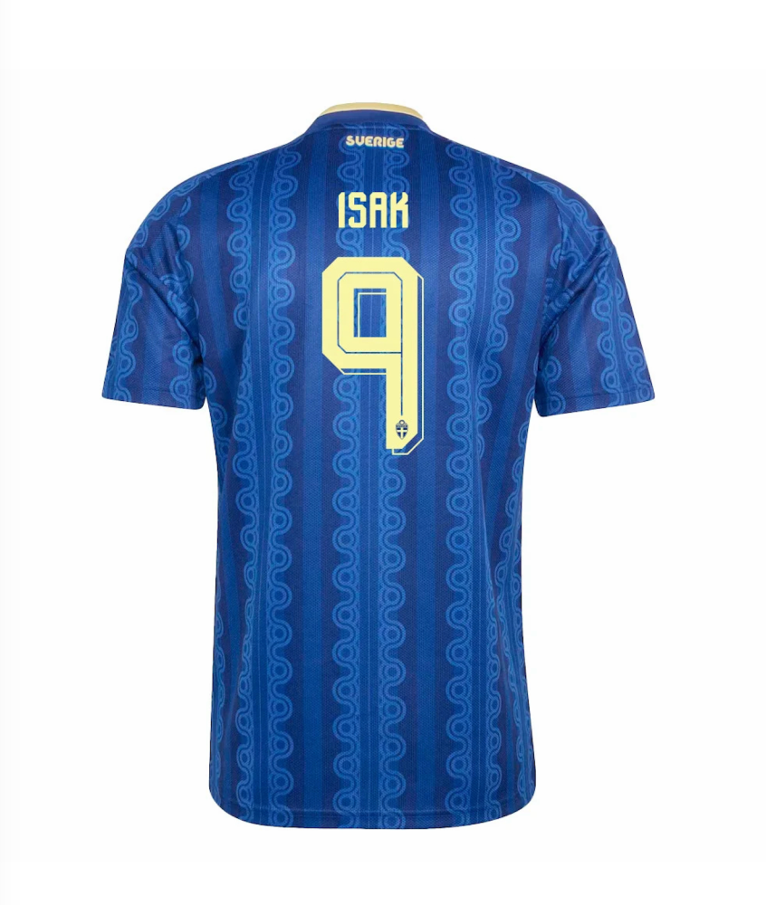  Isak #9 Sweden Football Jersey Away Custom Shirt World Cup 2026