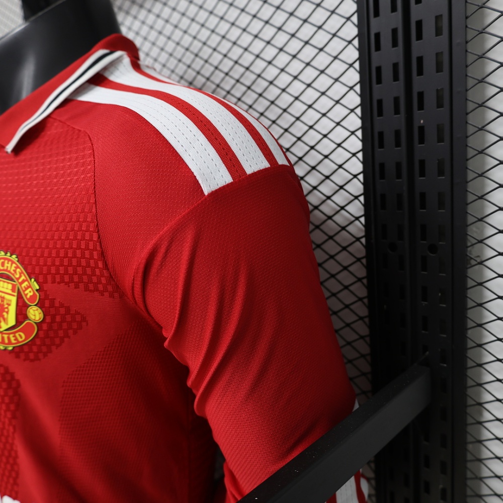 Manchester United Authentic Home Long Sleeve Football Jersey Shirt 2026/27