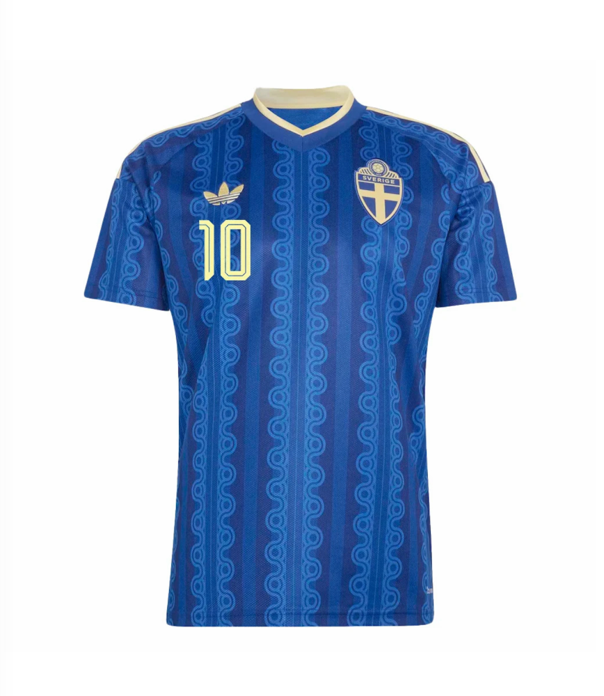 Nygren #10 Sweden Football Jersey Away Custom Shirt World Cup 2026