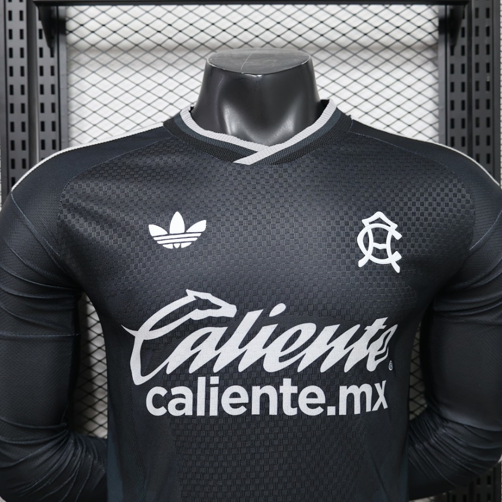 Club America Authentic Soccer Jersey Away Long Sleeve Shirt 2026/27