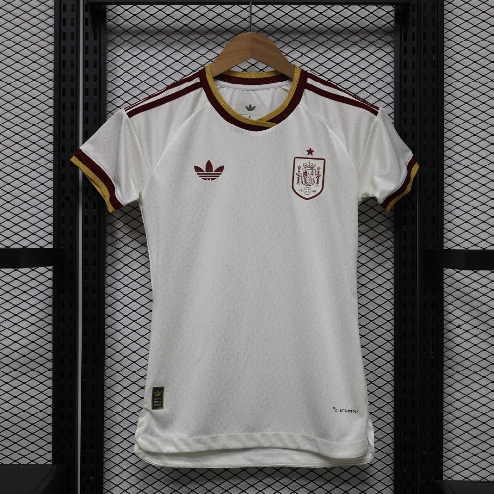 Spain Authentic Football Jersey Women's Away Shirt World Cup 2026 - Player Version