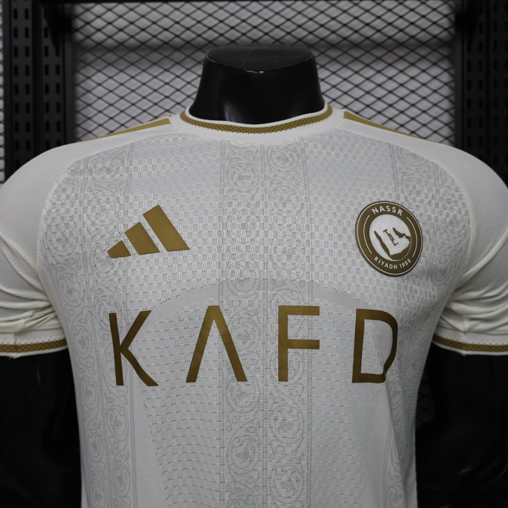 Al Nassr Authentic Soccer Jersey Away Shirt 2026/27 - With Sponsor