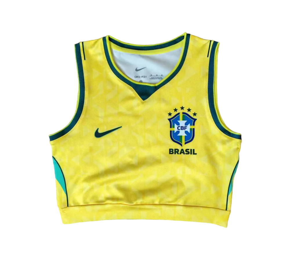 Brazil Soccer Jersey Women's Home Vest World Cup 2026