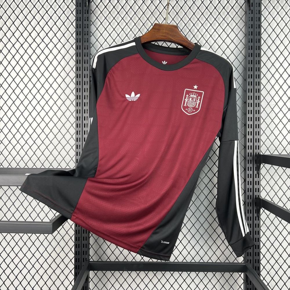 Spain Soccer Jersey Goalkeeper Long Sleeves Custom Shirt World Cup 2026