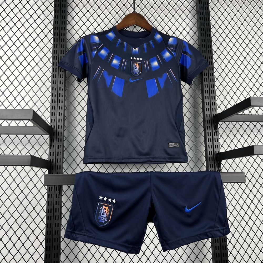 Uruguay Football Jersey Away Kids Kit Jersey+Shorts World Cup 2026