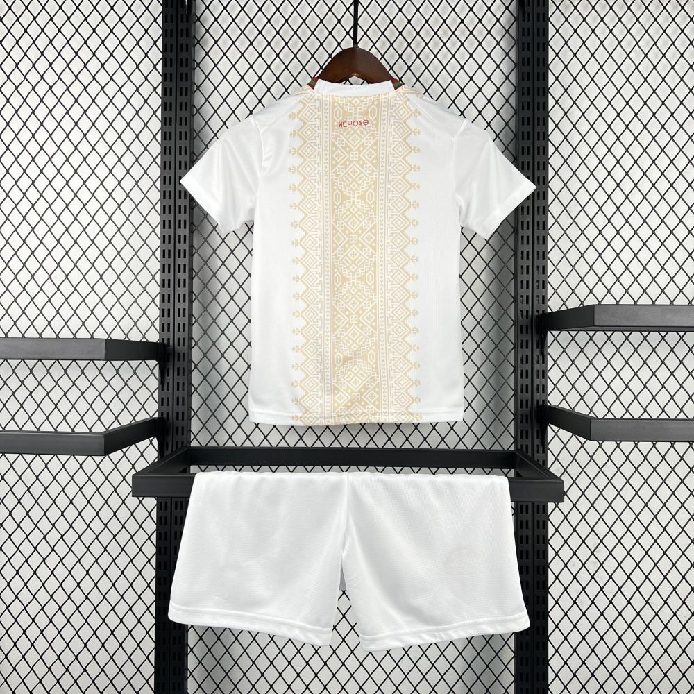 Morocco Soccer Jersey Away Kids Kit Jersey+Shorts 2026 World Cup