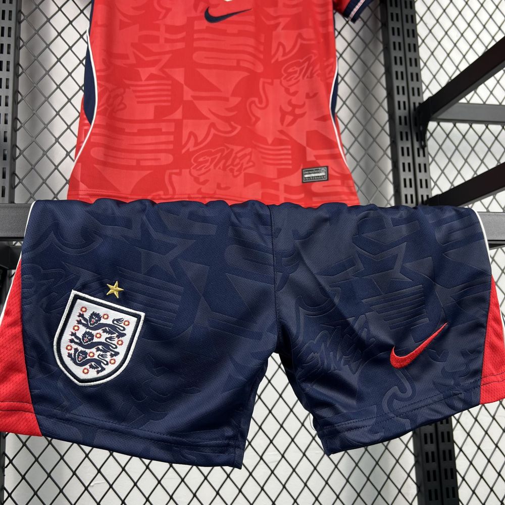 England Soccer Jersey Away Kids Kit Jersey+Shorts World Cup 2026