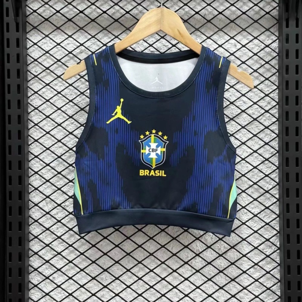 Brazil Soccer Jersey Women's Away Vest World Cup 2026