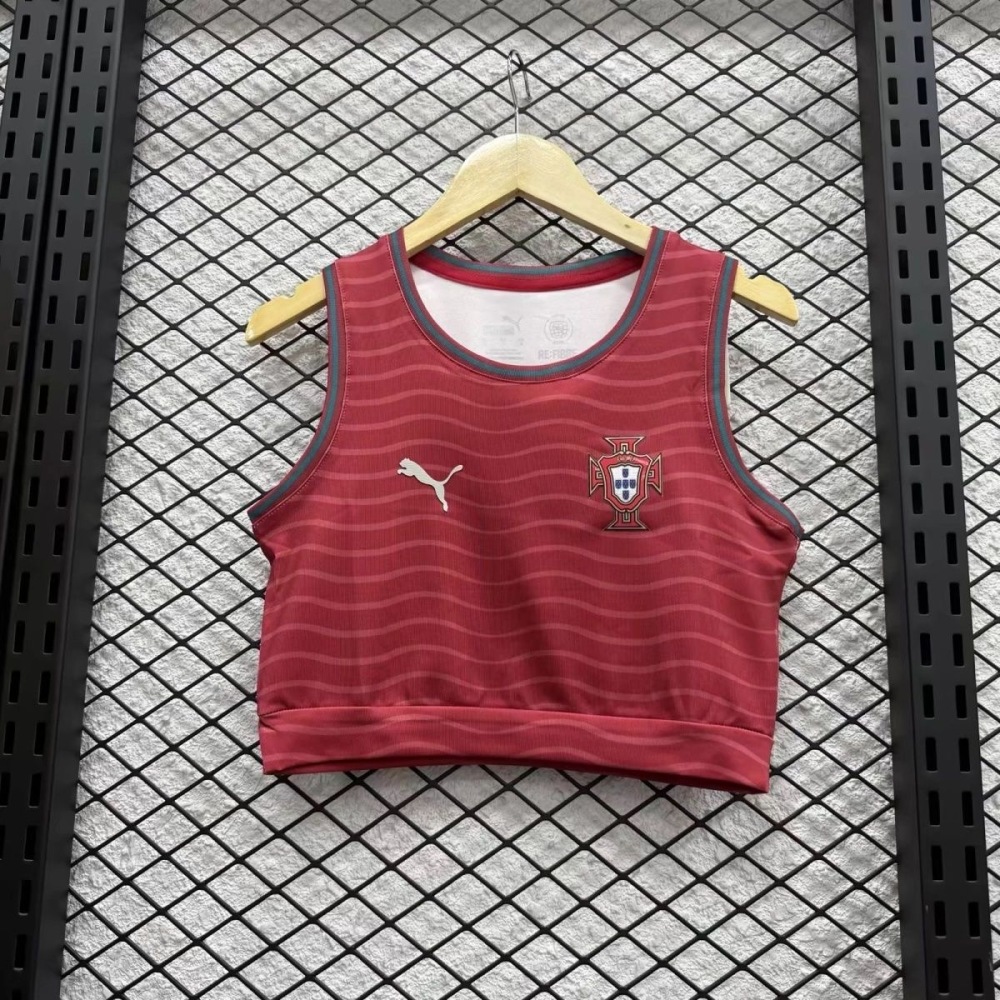Portugal Soccer Jersey Women's Home Vest World Cup 2026