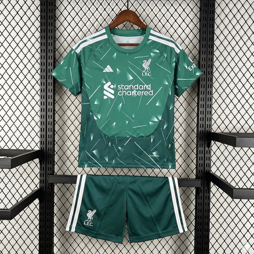 Liverpool Football Jersey Goalkeeper Kids Kit Jersey+Shorts 2026/27