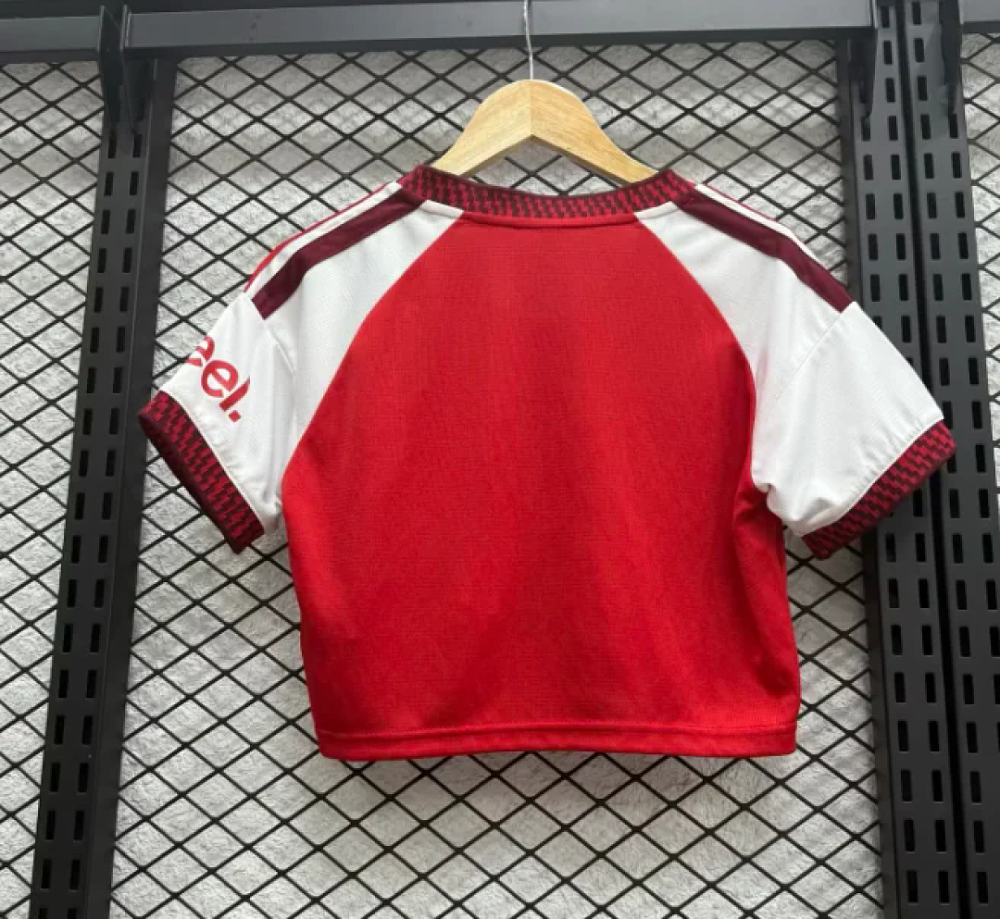 Arsenal Soccer Jersey Women's Home Crop Top 2026/27