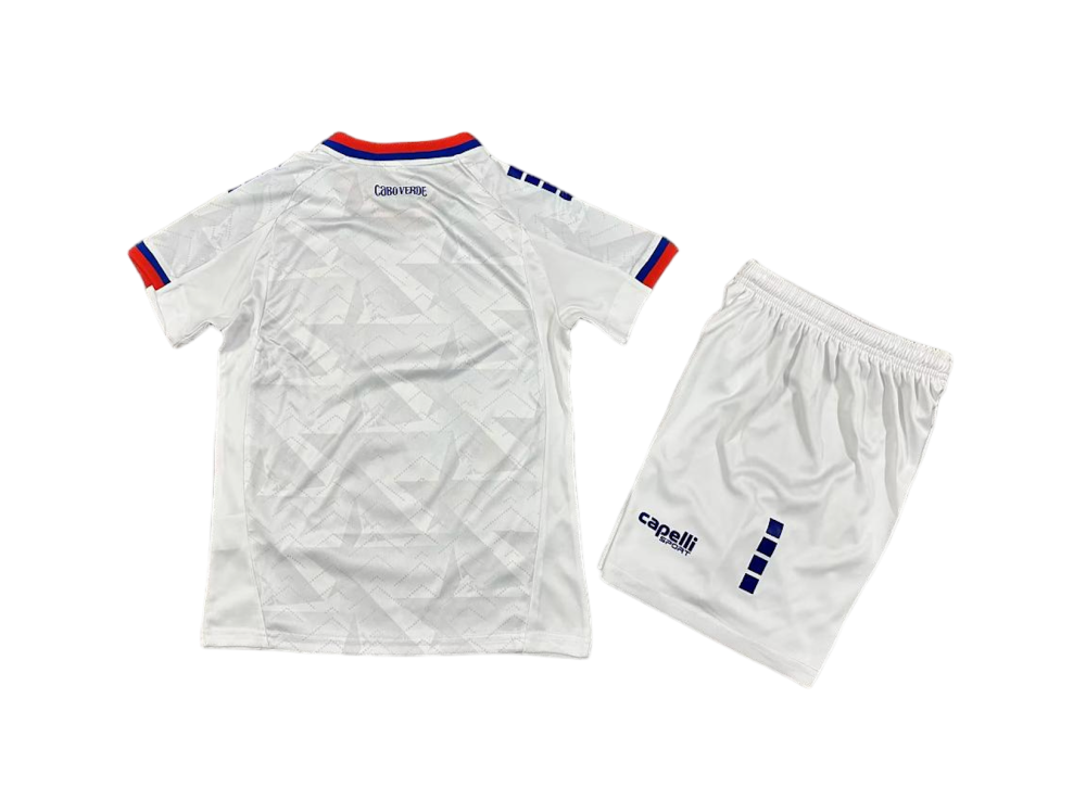 Cabo Verde Soccer Jersey Away Kids Kit Jersey+Shorts World Cup 2026
