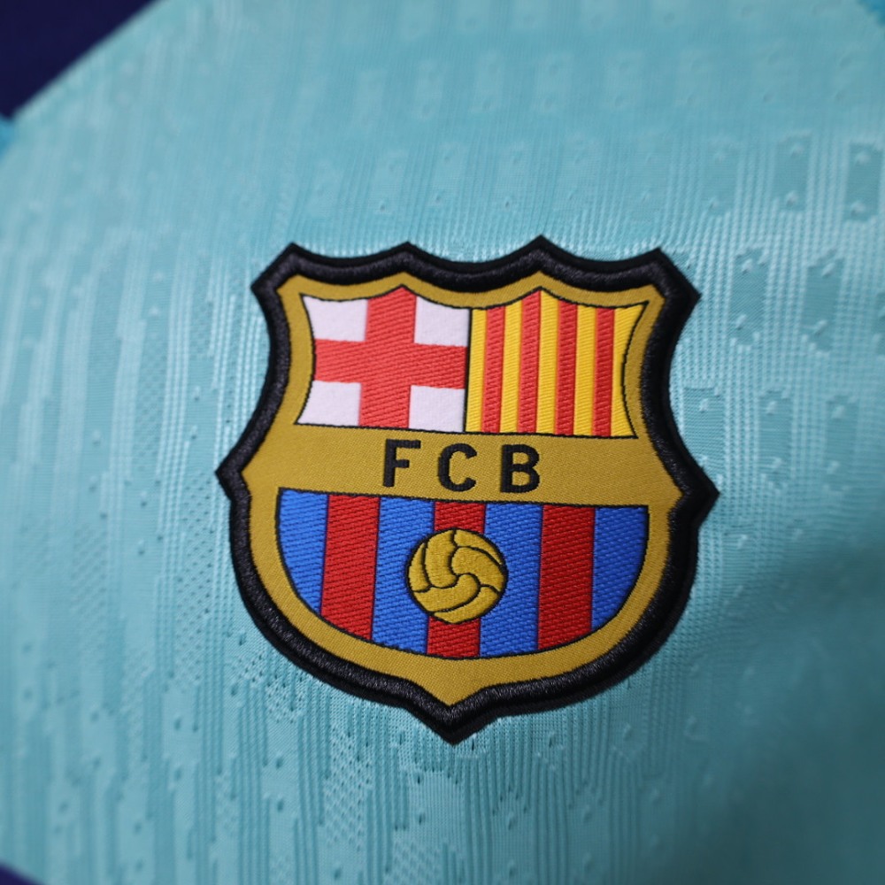 Barcelona Authentic Football Jersey Third Away Long Sleeve Shirt 2026/27