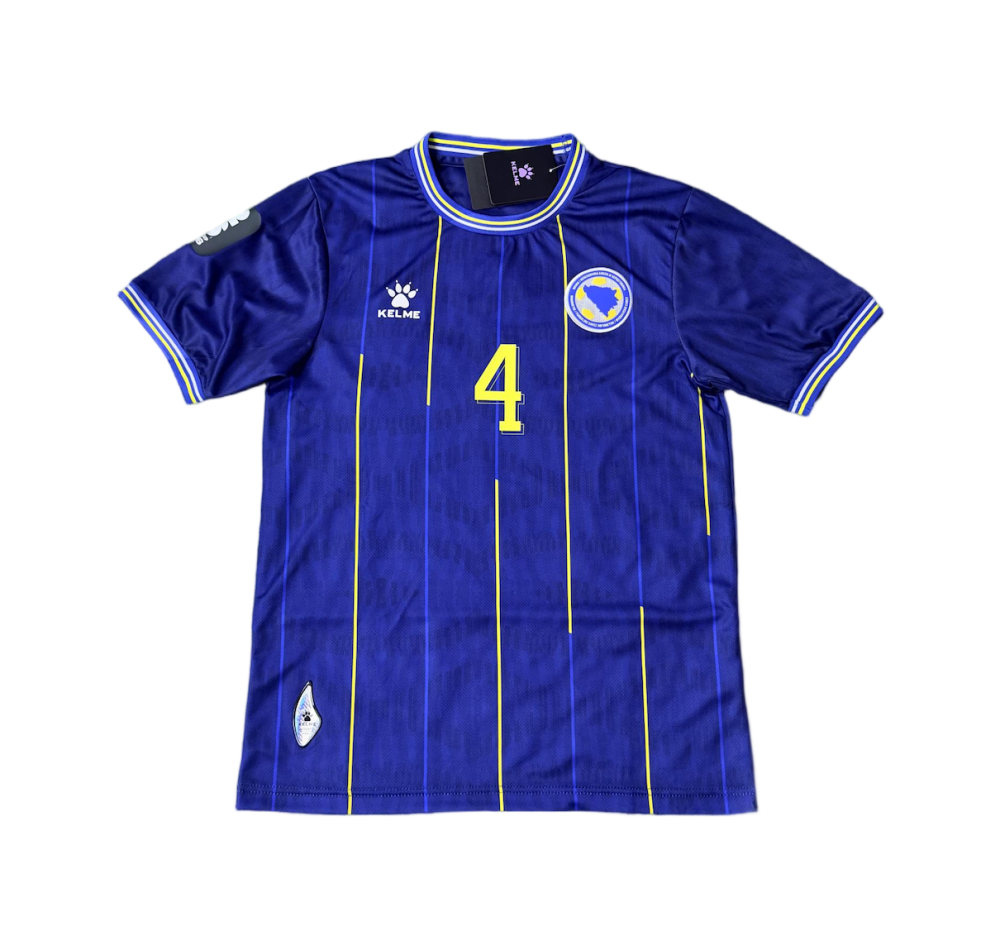 MUHAREMOVIĆ #4 Bosnia and Herzegovina Football Jersey Home Shirt World Cup 2026-27