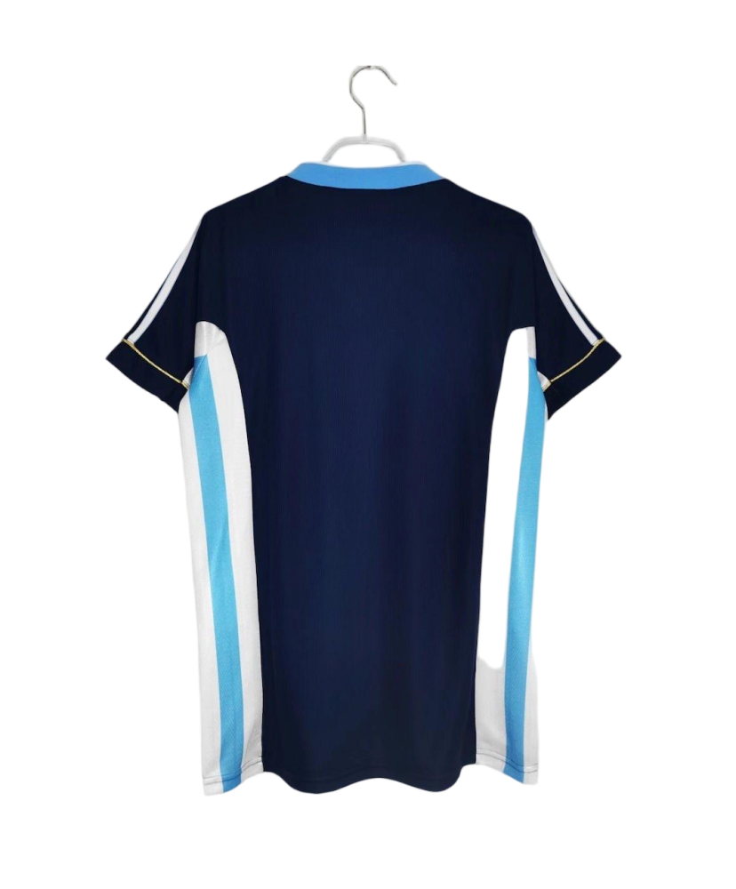 Argentina Retro Jersey Custom Away Football Jersey World Cup 1998