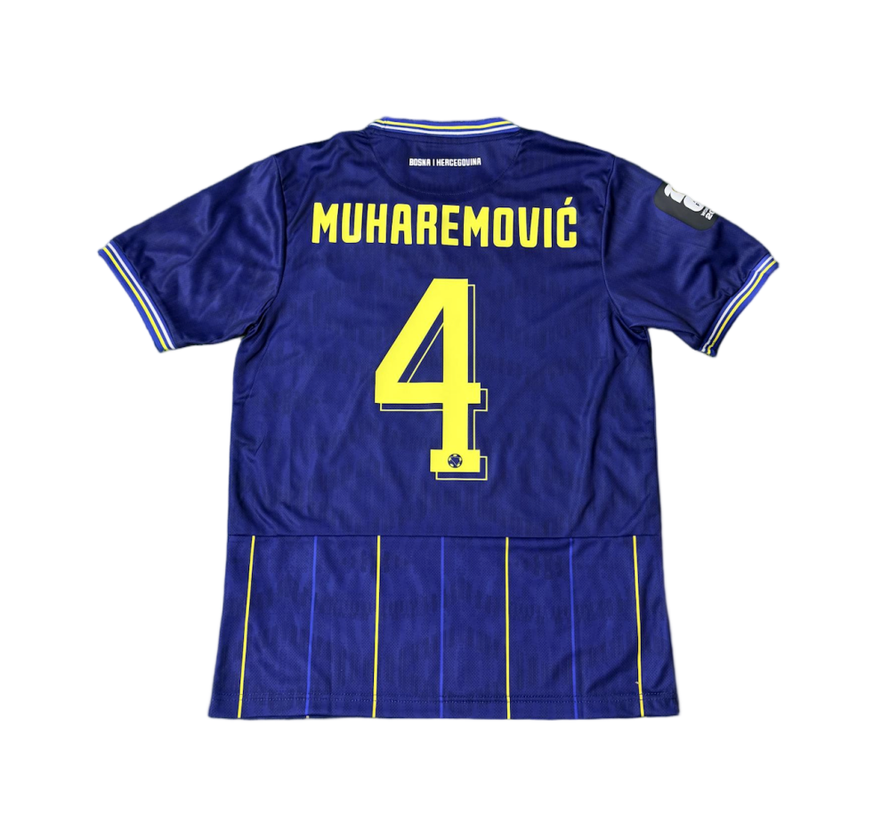 MUHAREMOVIĆ #4 Bosnia and Herzegovina Football Jersey Home Shirt World Cup 2026-27
