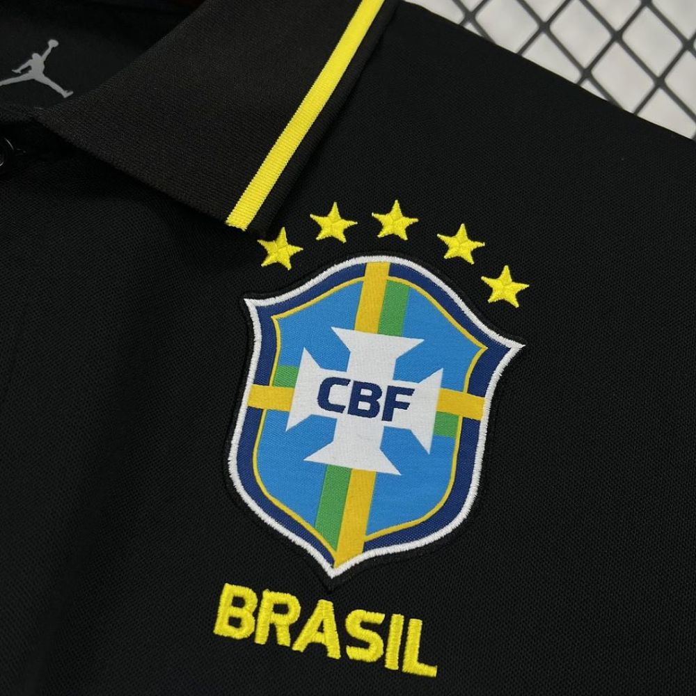 Brazil Football Jersey Pre-Match Polo Custom Shirt World Cup 2026