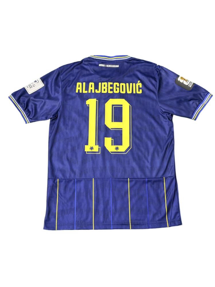 ALAJBEGOVIĆ #19 Bosnia and Herzegovina Football Jersey Home Shirt World Cup 2026-27