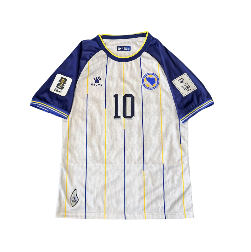 DEMIROVIĆ #10 Bosnia and Herzegovina Football Jersey Away Shirt World Cup 2026-27