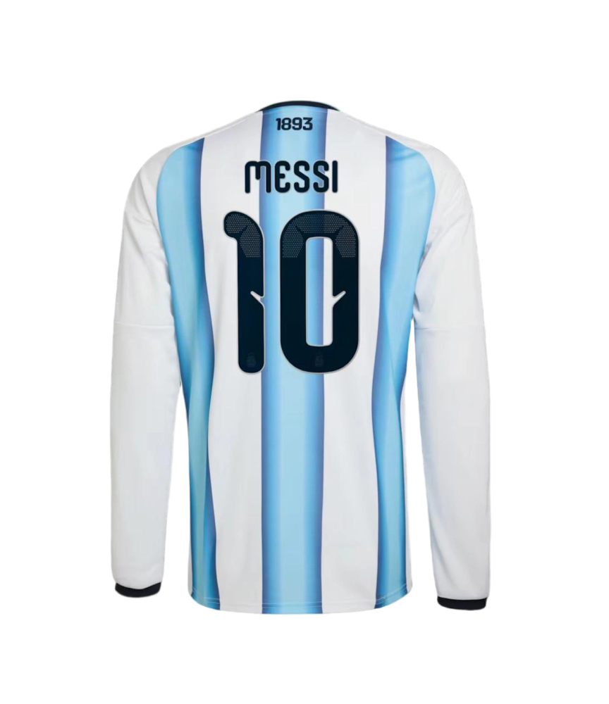 MESSI #10 Argentina Soccer Jersey Home Long Sleeve Custom Shirt World Cup 2026